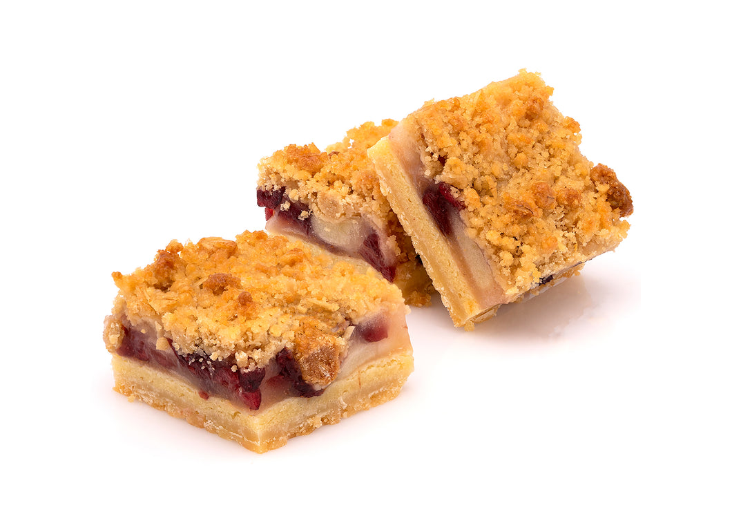 Apple Cranberry Crumble Bar